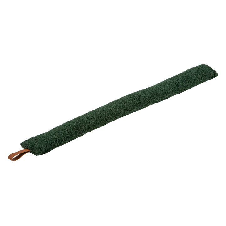 Boucle Forest Green Draught Excluder
