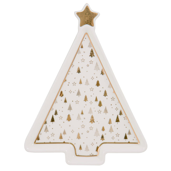 Noelle Christmas Tree Dish