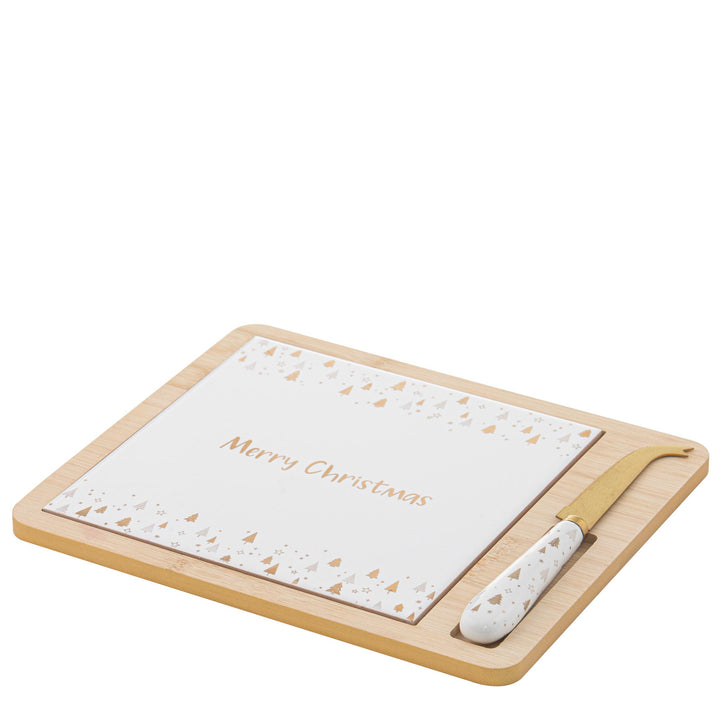 Noelle Platter and Cheese Knife Set