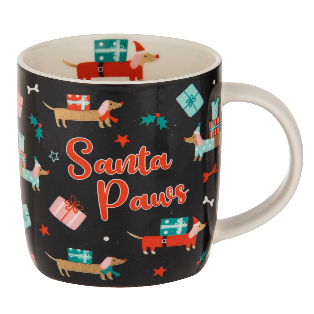 Dasher Santa Paws Mug & Coaster Set