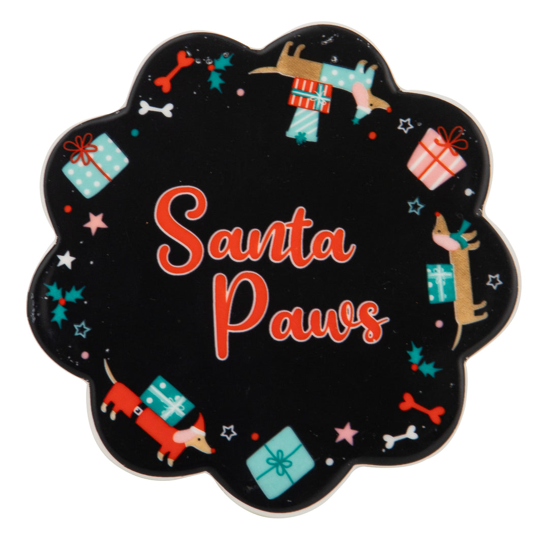 Dasher Santa Paws Mug & Coaster Set