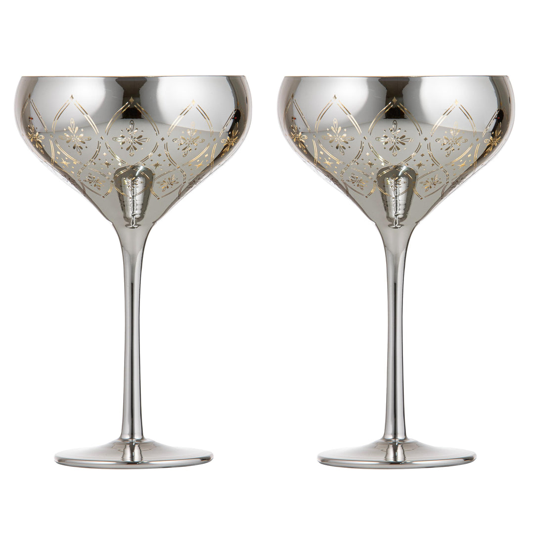 Chantelle Silver 2pk Cocktail Glass