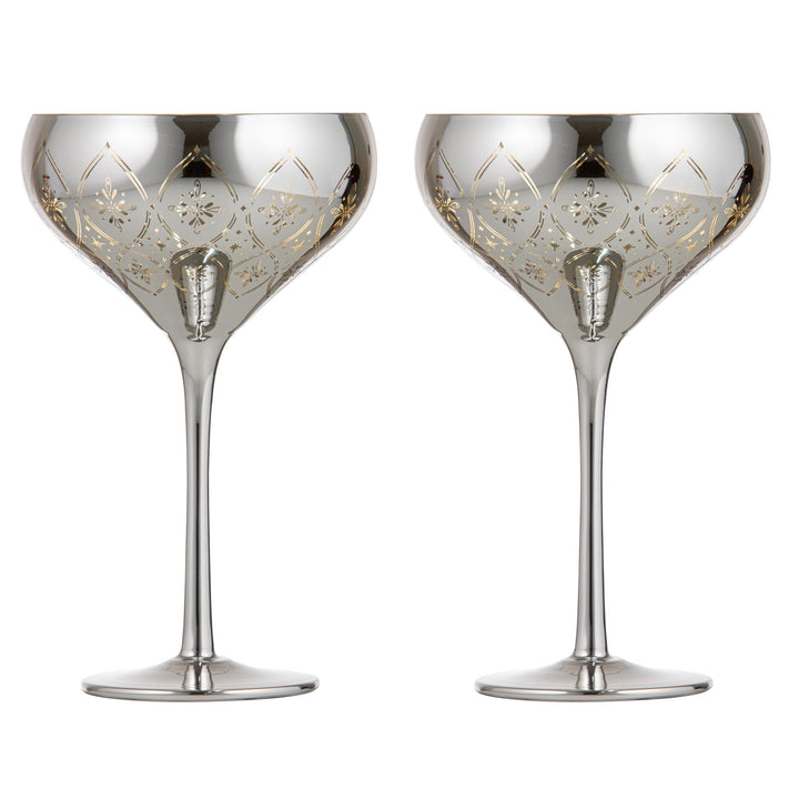 Chantelle Silver 2pk Cocktail Glass
