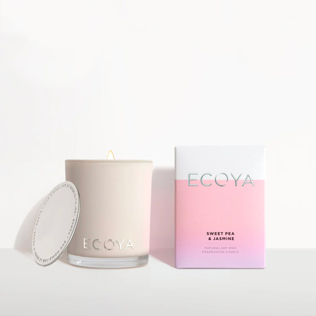 Ecoya Sweet Pea & Jasmine Mini Madison Candle 80g