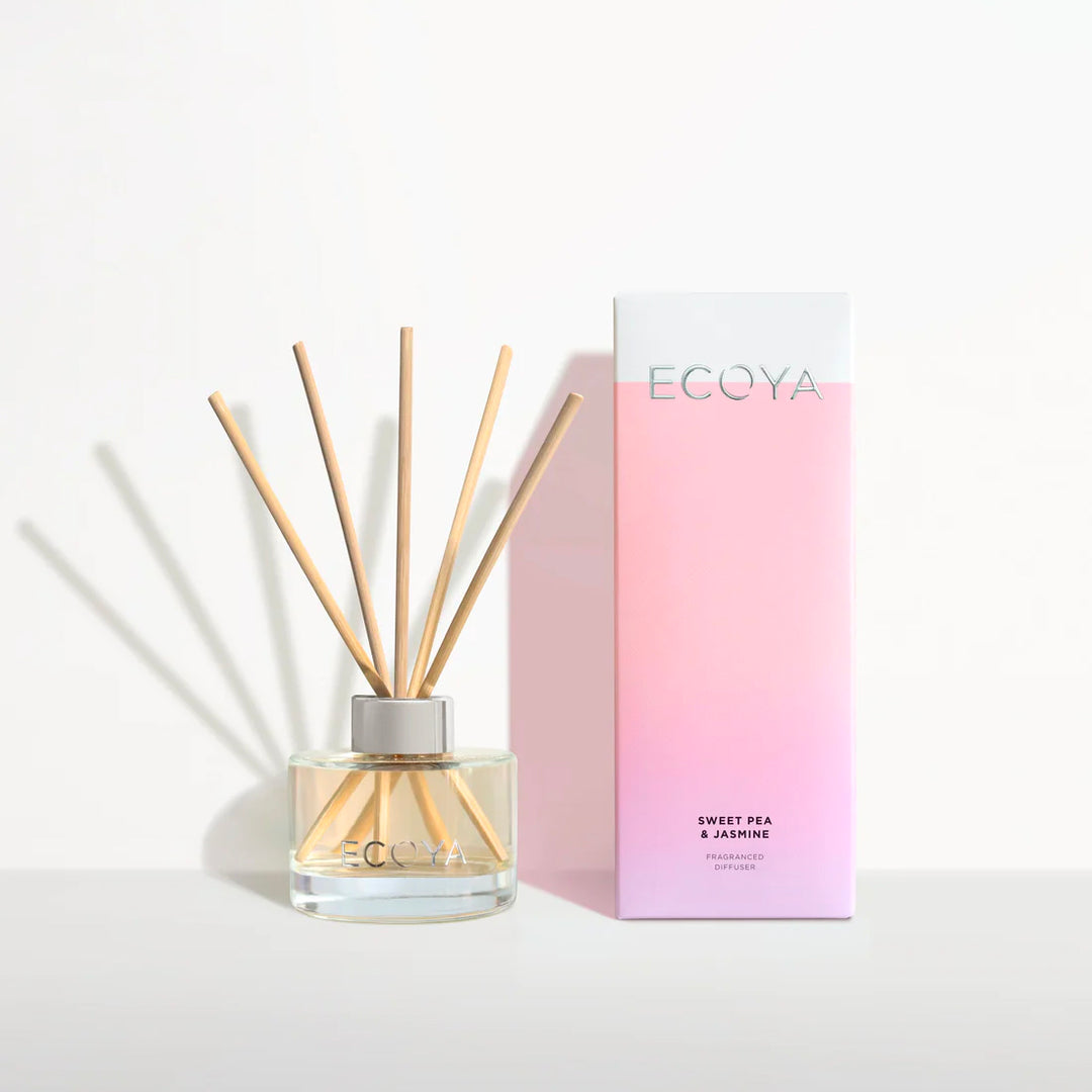 Ecoya Sweet Pea & Jasmine Mini Reed Diffuser 50ml