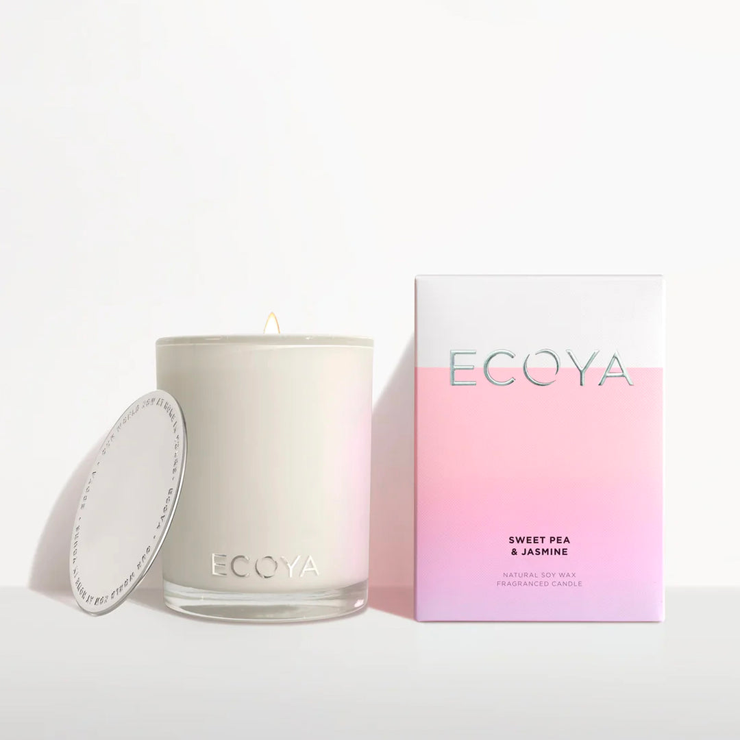 Ecoya Sweet Pea & Jasmine Madison Candle 400g