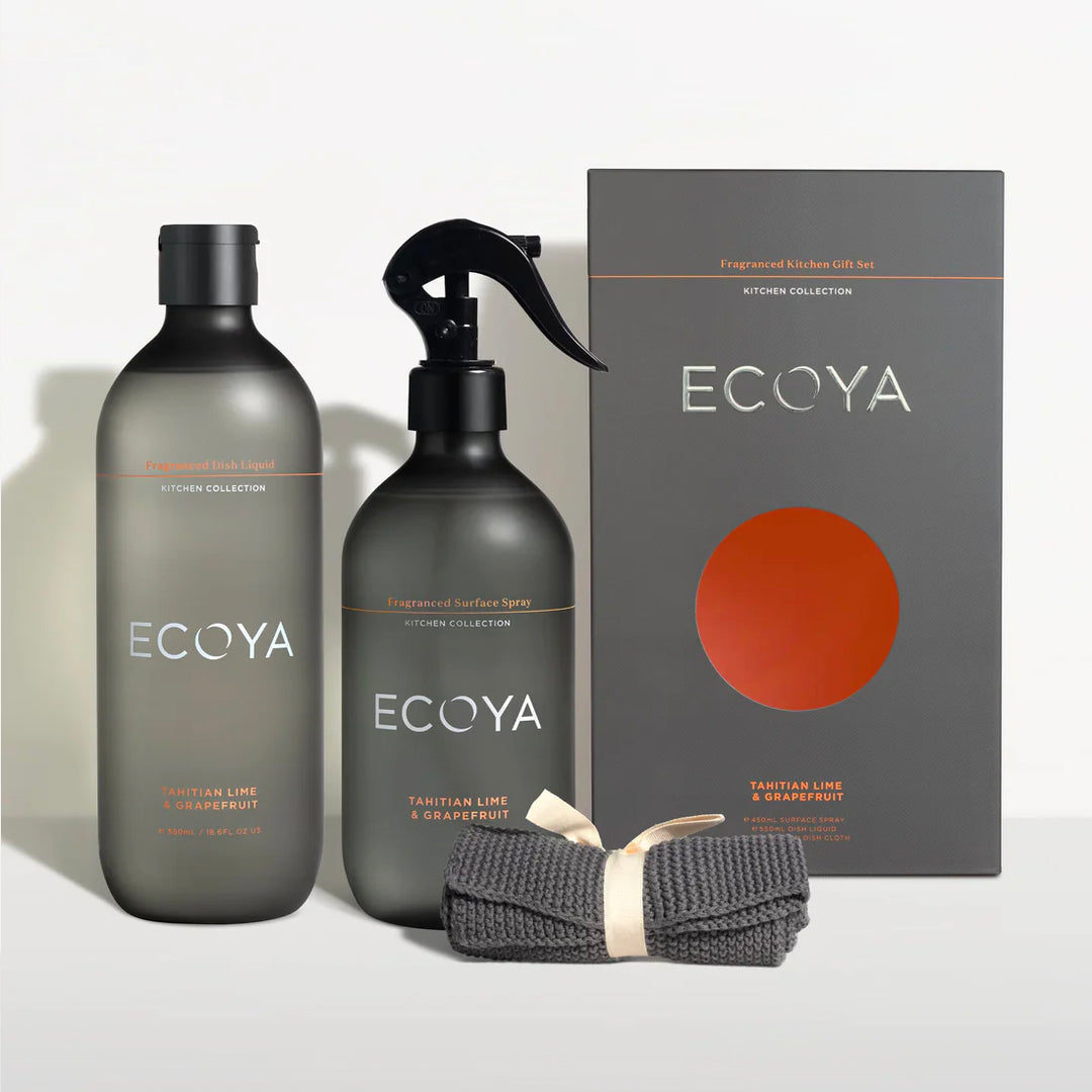 Ecoya Tahitian Lime & Grapefruit Kitchen Gift Set