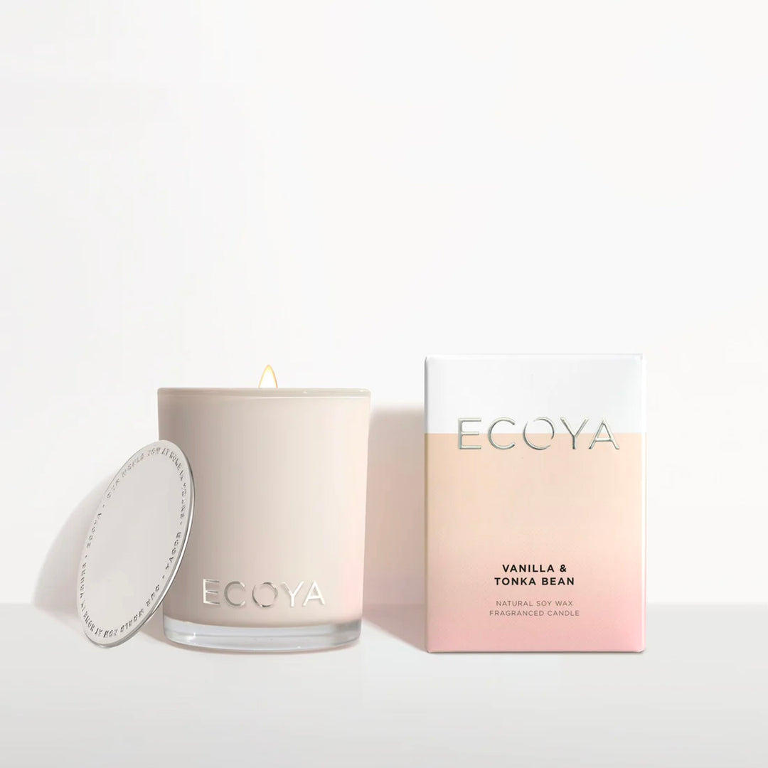 Ecoya Vanilla & Tonka Bean Mini Madison Candle 80g