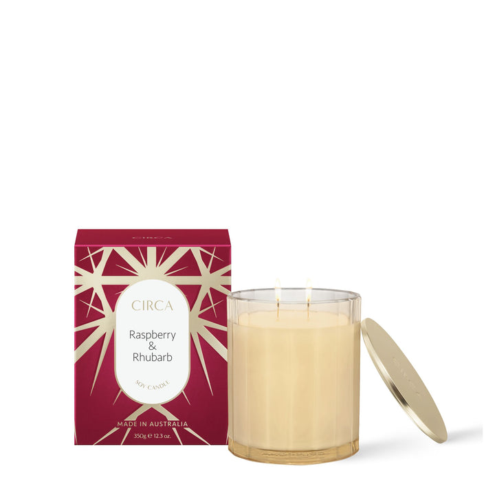 Circa Raspberry & Rhubarb 350g Candle