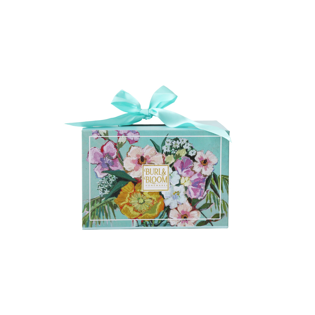 Blossom Medium Canister Blue
