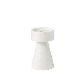 Blythe White Candle Holder Small 15cm