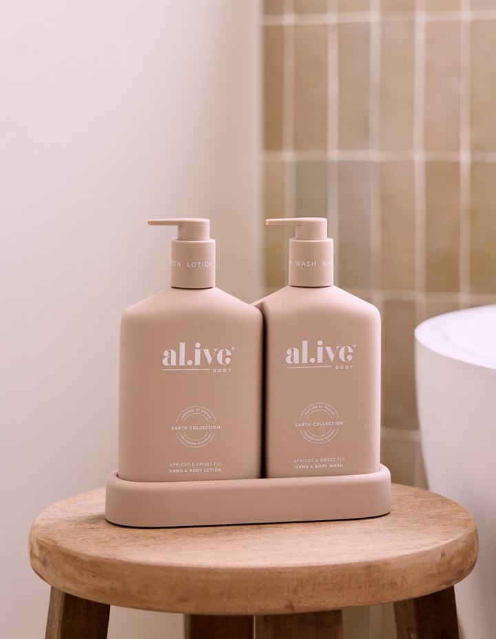 Al.ive Body Wash & Lotion Duo - Apricot & Sweet Fig