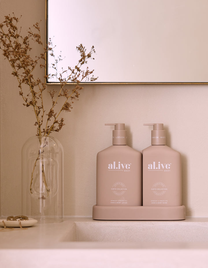 Al.ive Body Wash & Lotion Duo - Apricot & Sweet Fig