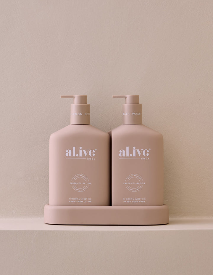 Al.ive Body Wash & Lotion Duo - Apricot & Sweet Fig