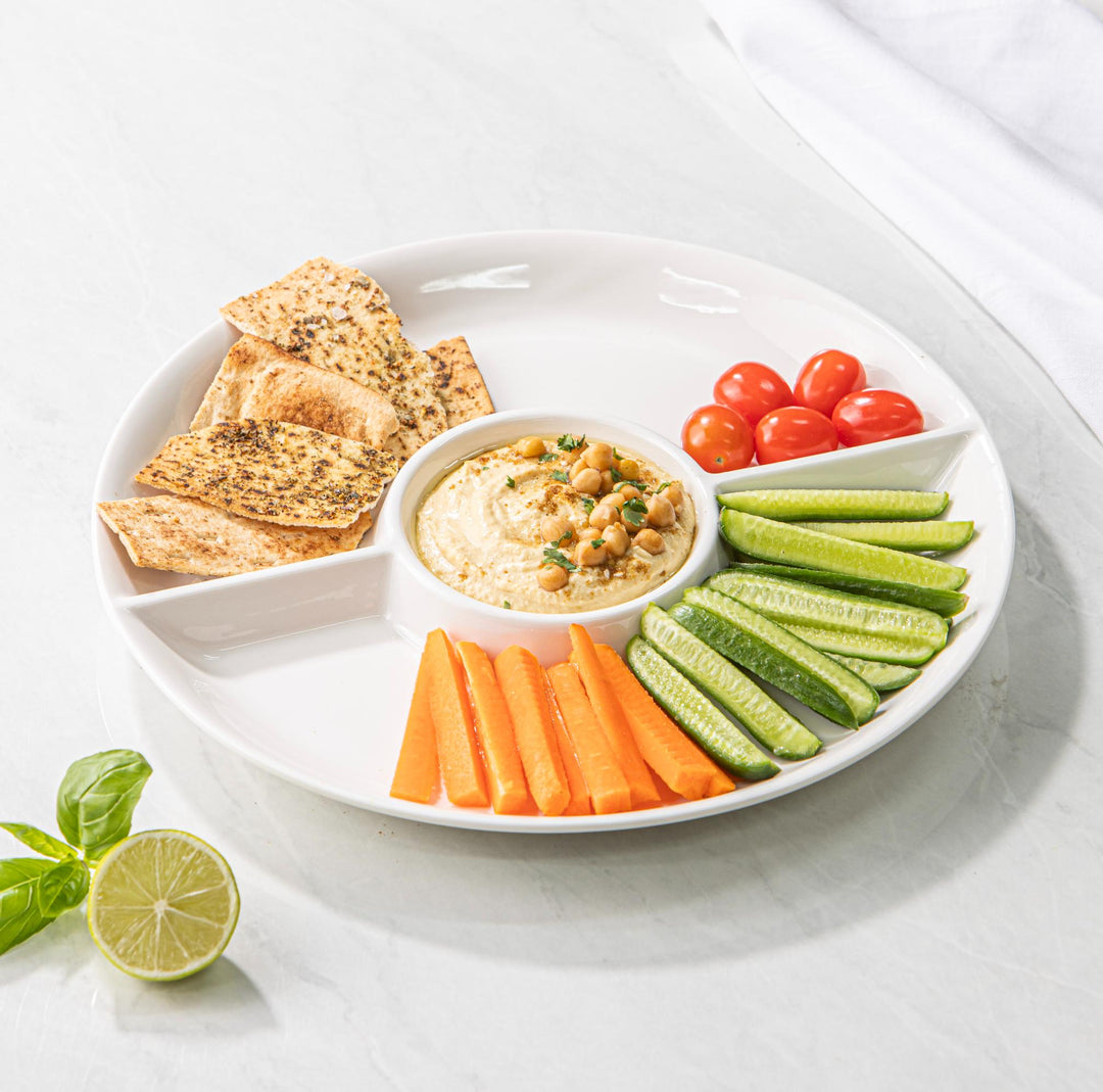 Alto Serve &amp; Share Round Divided Platter 31x31x3cm