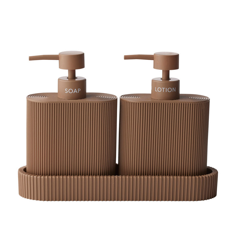 Sid Tan S/2 Dispenser w Tray 24x19cm