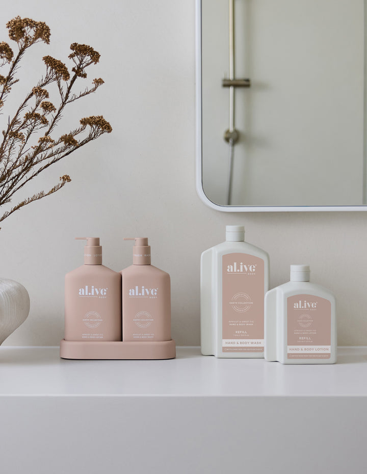 Al.ive Body Hand & Body Lotion Refill - Apricot & Sweet Fig