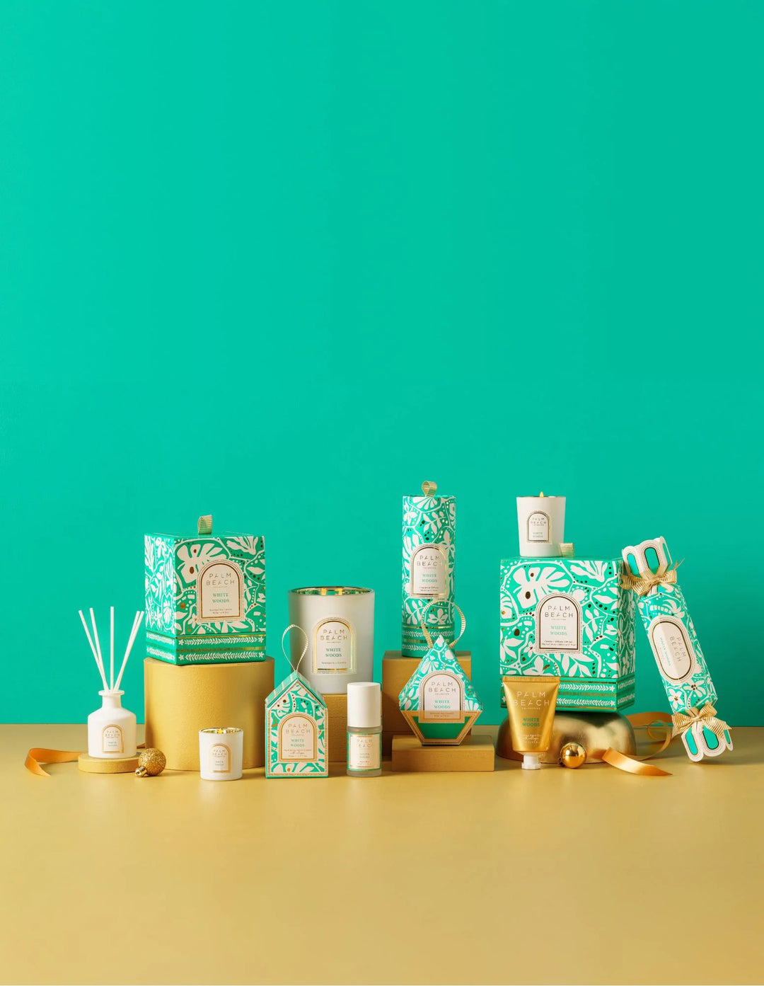 Palm Beach Collection Candle + Diffuser Set - White Woods