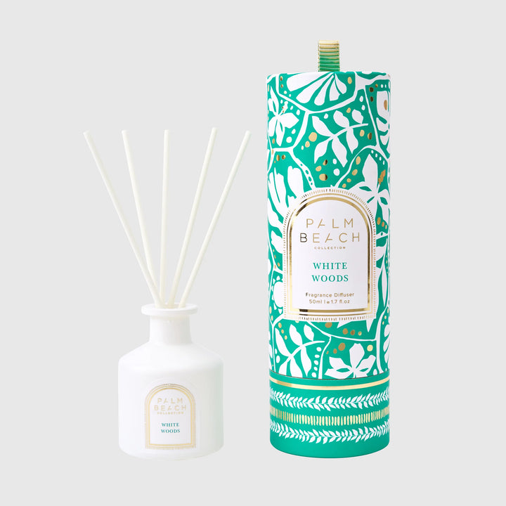 Palm Beach Collection Mini Fragrance Diffuser 50ml White Woods