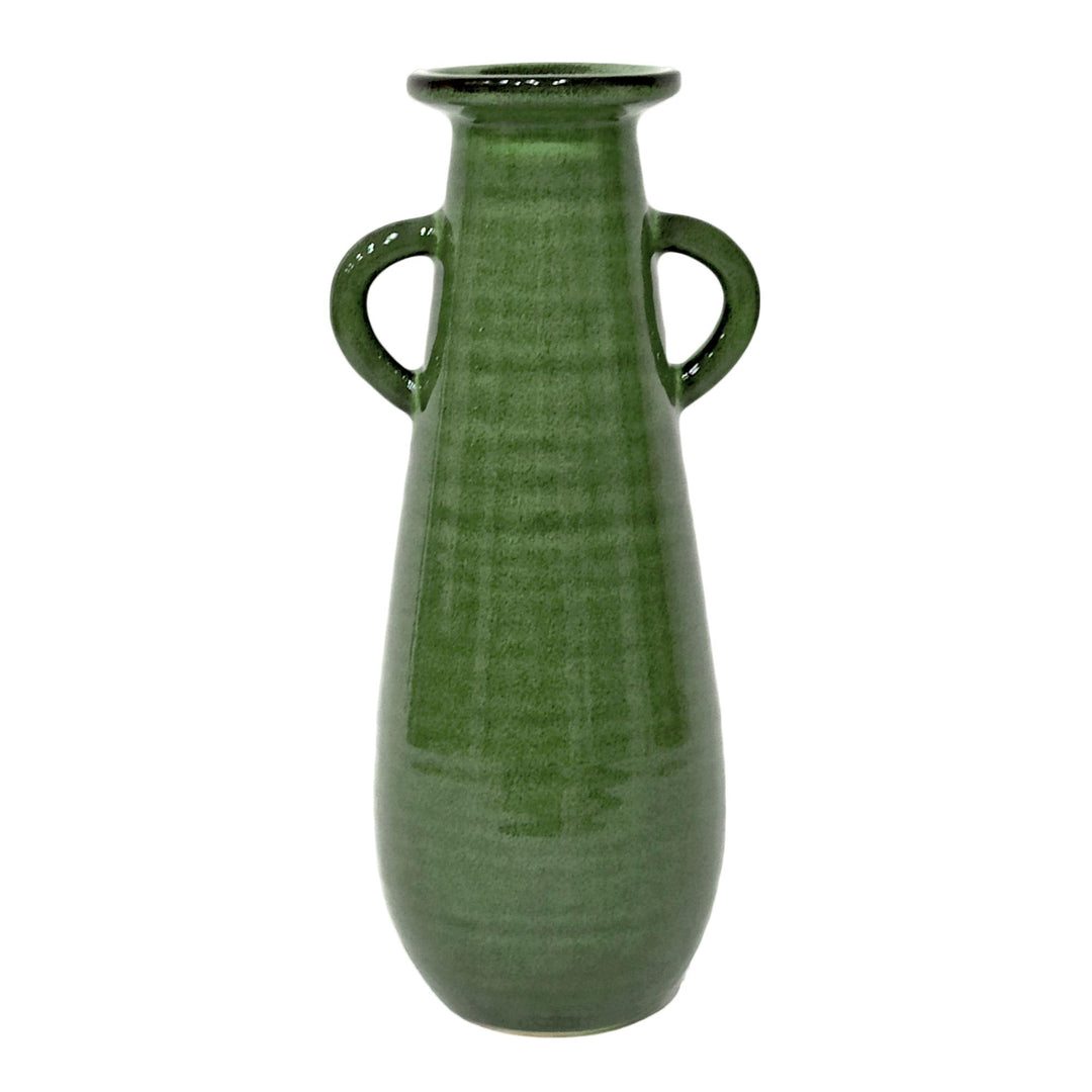 Viney Dark Green Ceramic Urn 16.2x14x35.3cm