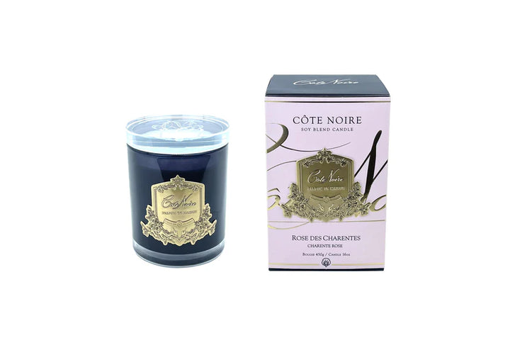 Cote Noire Charante Rose Candle Gold 450g