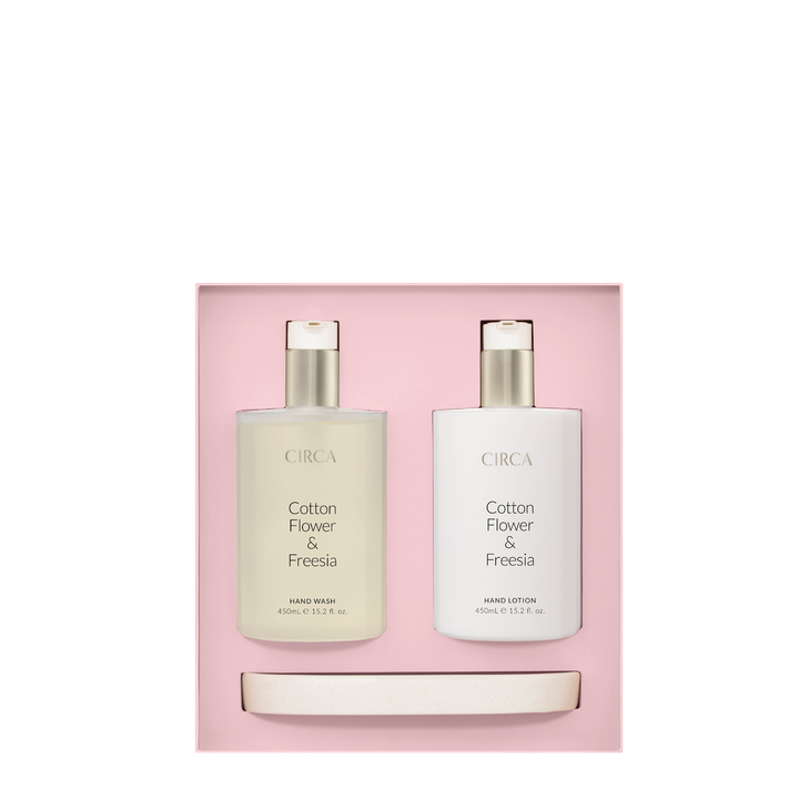 Circa 900ml Hand Duo Set Cotton Flower & Freesia Mothers Day