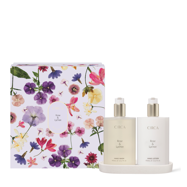 Circa 900ml Hand Care Duo Set - Mothers Day - Rose & Lychee - 25