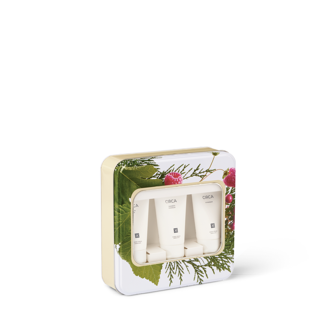 Circa 3x40ml Hand Cream Trio - (JASMINE & MAGNOLIA, OCEANIQUE, PEAR & LIME)