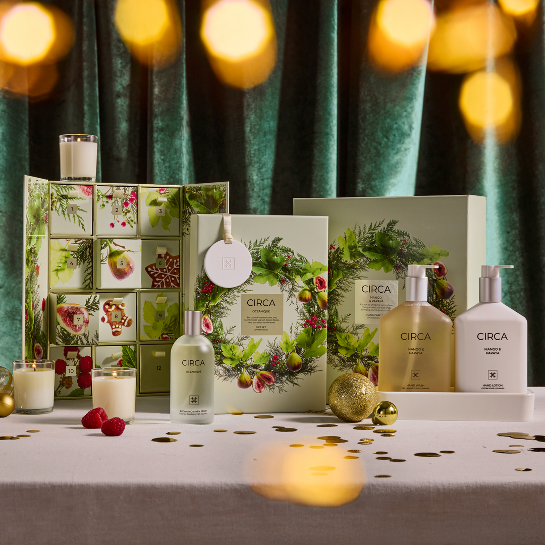 Circa 100ml Oceanique Gift Set (3 x Ceramic Stones, 100ml Room &amp; Linen Spray) - Christmas - Oceanique