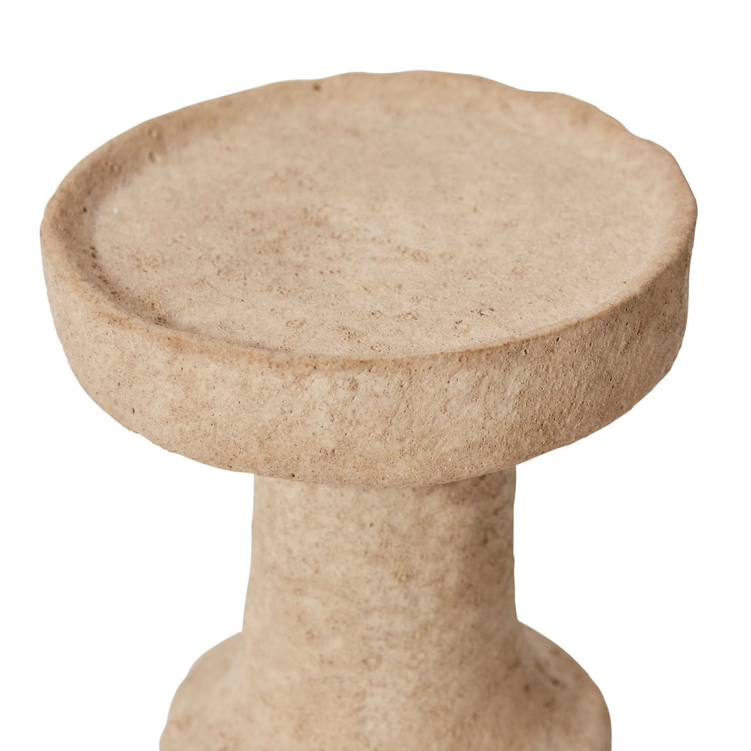 Aminata Candle Holder Natural 12x12x19cm