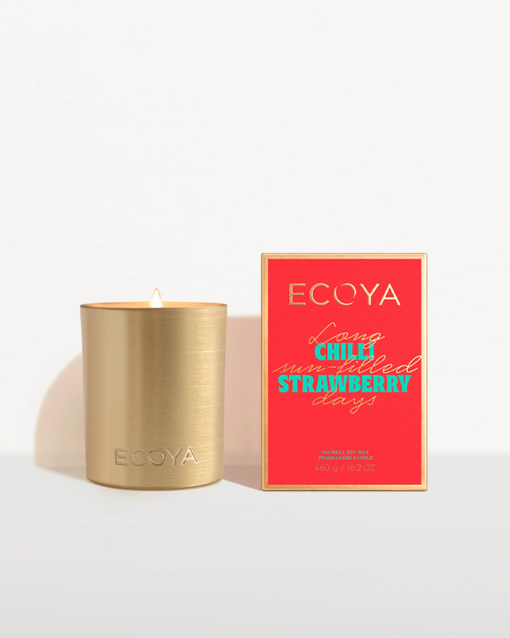 Ecoya Goldie Candle Chilli Strawberry 460G