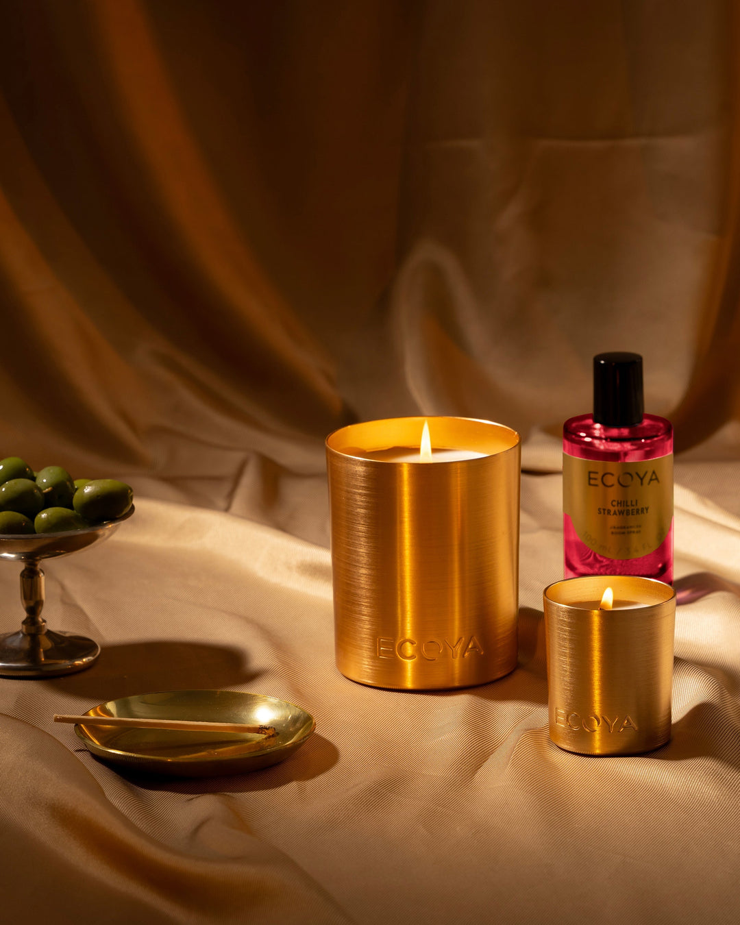 Ecoya Mini Goldie Candle Chilli Strawberry 105G