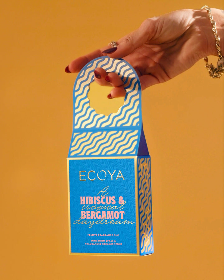 Ecoya Festive Fragrance Duo Hibiscus & Bergamot