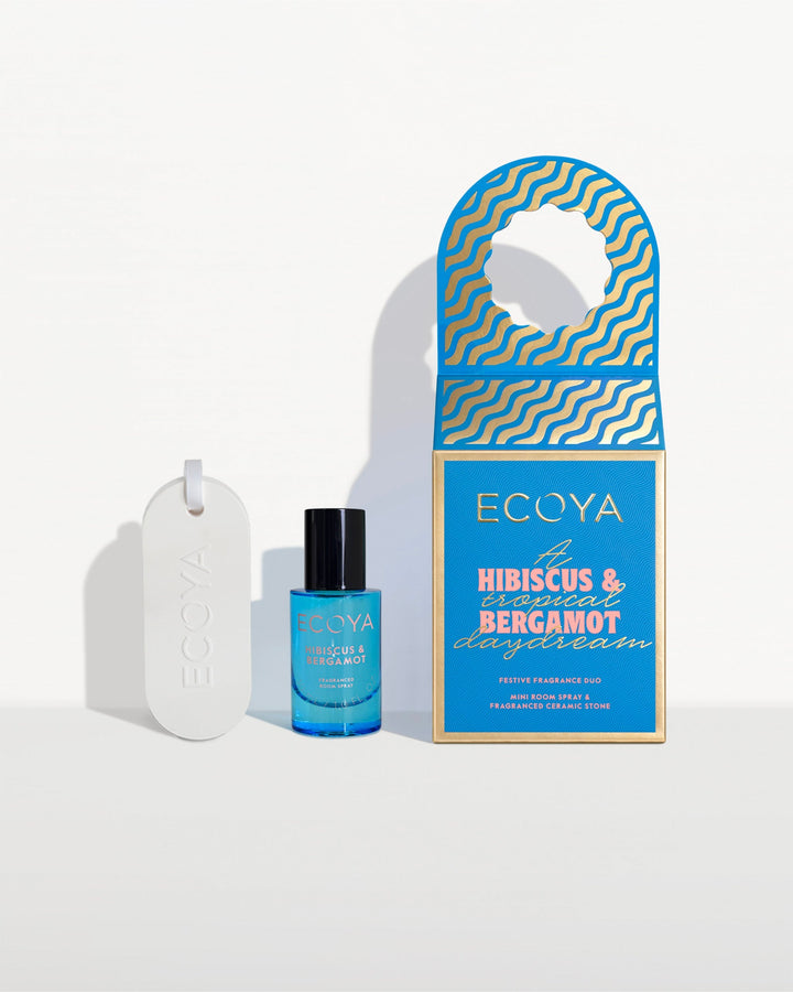 Ecoya Festive Fragrance Duo Hibiscus & Bergamot
