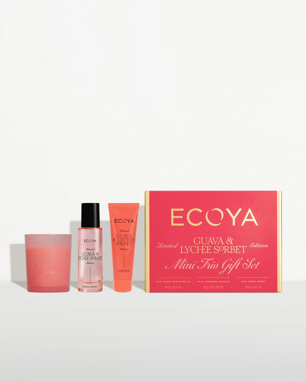 Ecoya Guava &amp; Lychee Sorbet Mini Trio Gift Set