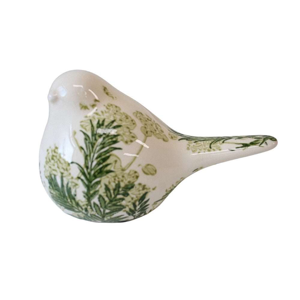 Bird Botanical Green