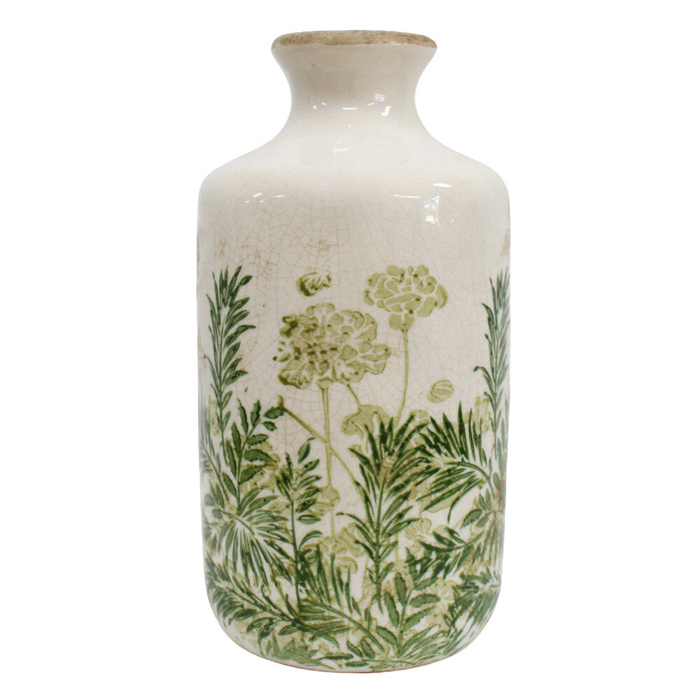Bud Vase Botanical Green Lrg