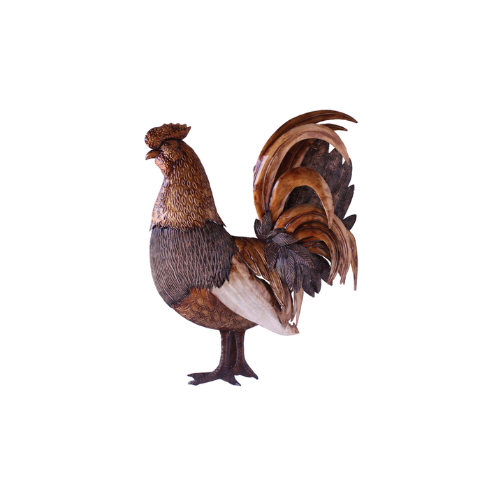 Capiz Rooster Wall Art 40x32.5cm