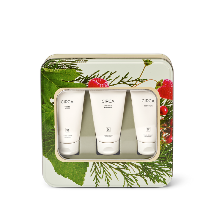 Circa 3x40ml Hand Cream Trio - Christmas - (Jasmine &amp; Magnolia, Oceanique, Lychee &amp; Rose) - Christmas