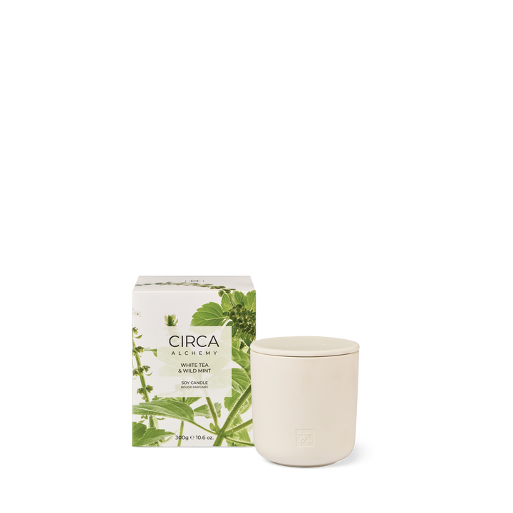 Circa 300G Candle - Alchemy - White Tea & Wild Mint