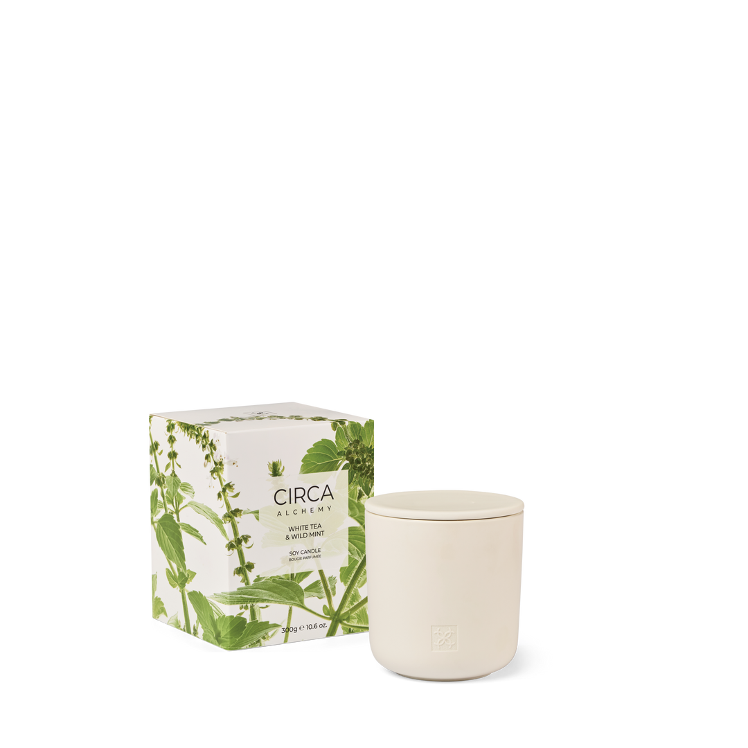 Circa 300G Candle - Alchemy - White Tea & Wild Mint