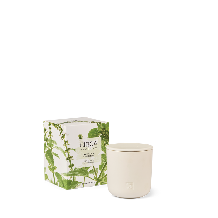 Circa 300G Candle - Alchemy - White Tea & Wild Mint