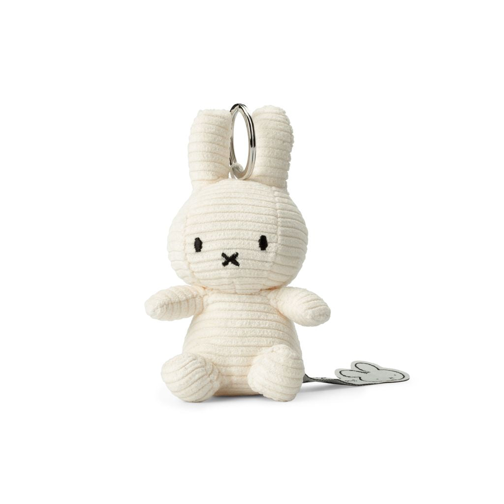 Miffy Keychain ECO Corduroy Offwhite - 10 cm - 4"