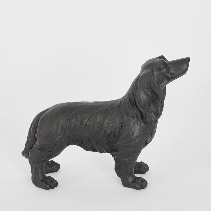 Coco Dachshund Sculpture Black 17.8x8.5x25cm