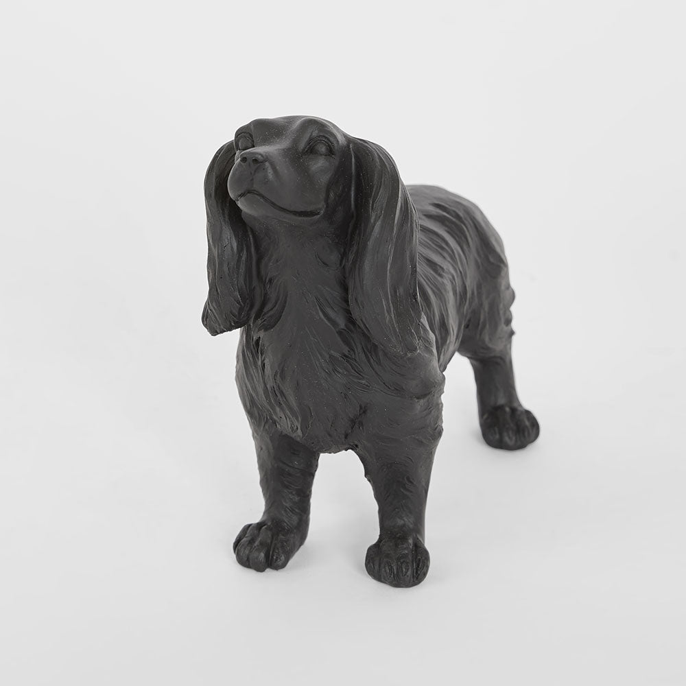 Coco Dachshund Sculpture Black 17.8x8.5x25cm