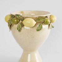 Amalfi Lemon Urn L:26.5 W:26.5 H:26.5