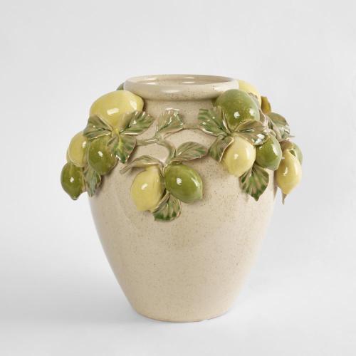 Amalfi Lemon Vase L:27 W:27 H:26.5
