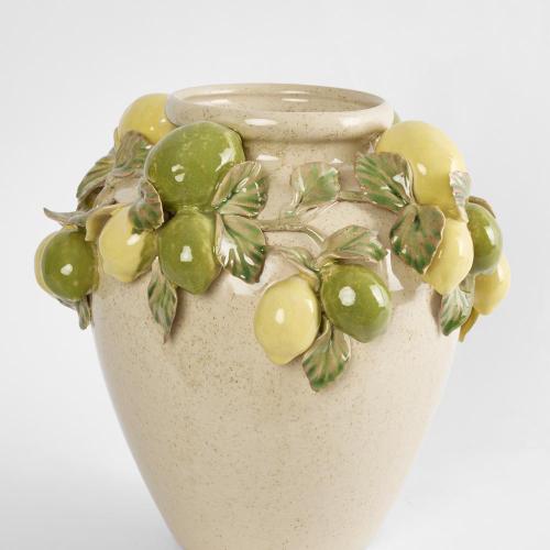 Amalfi Lemon Vase L:27 W:27 H:26.5