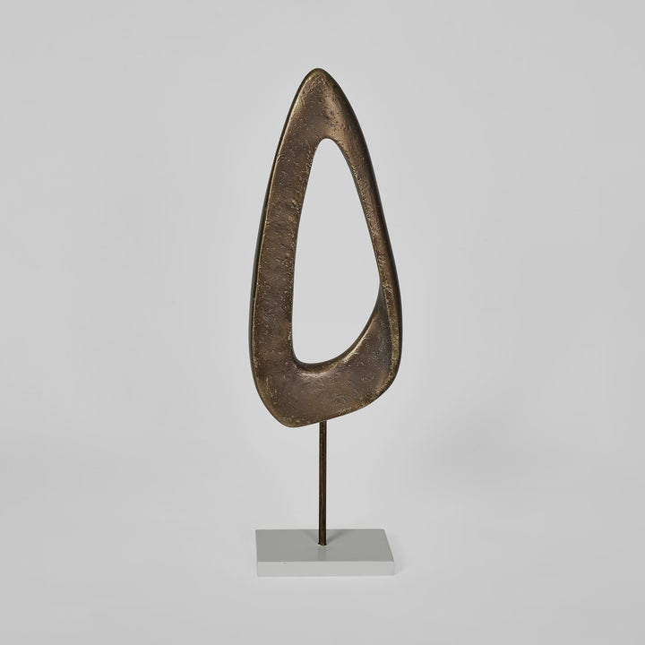 Manny Abstract Sculpture Bronze 26.4x8x52.5cm