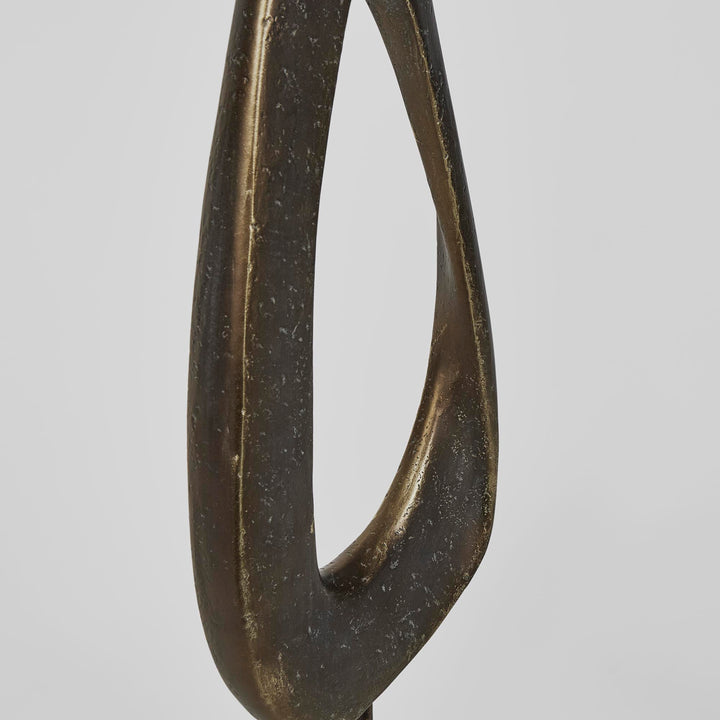 Manny Abstract Sculpture Bronze 26.4x8x52.5cm
